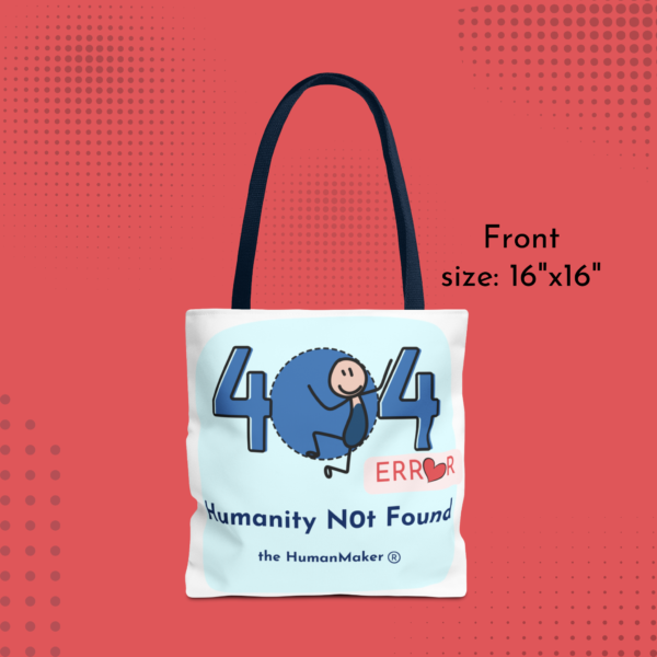 Tote Bag Humanity Not Found (with Kai) - Image 2
