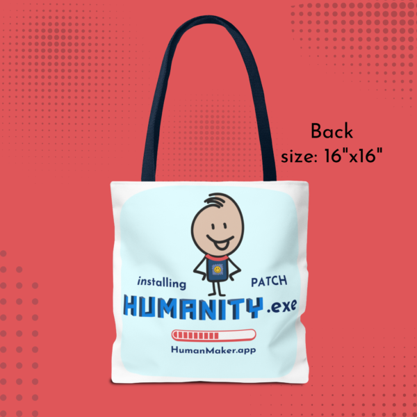 Tote Bag 3D Design Humanity Not Found (with Rowan) - Image 3