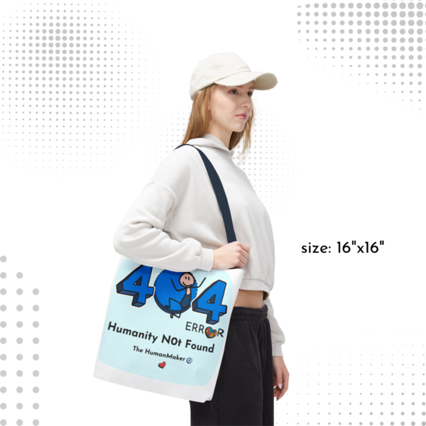 Tote Bag 3D Design Humanity Not Found (with Rowan) - Image 6