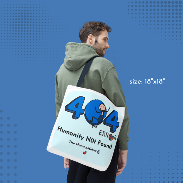 Tote Bag 3D Design Humanity Not Found (with Rowan) - Image 7